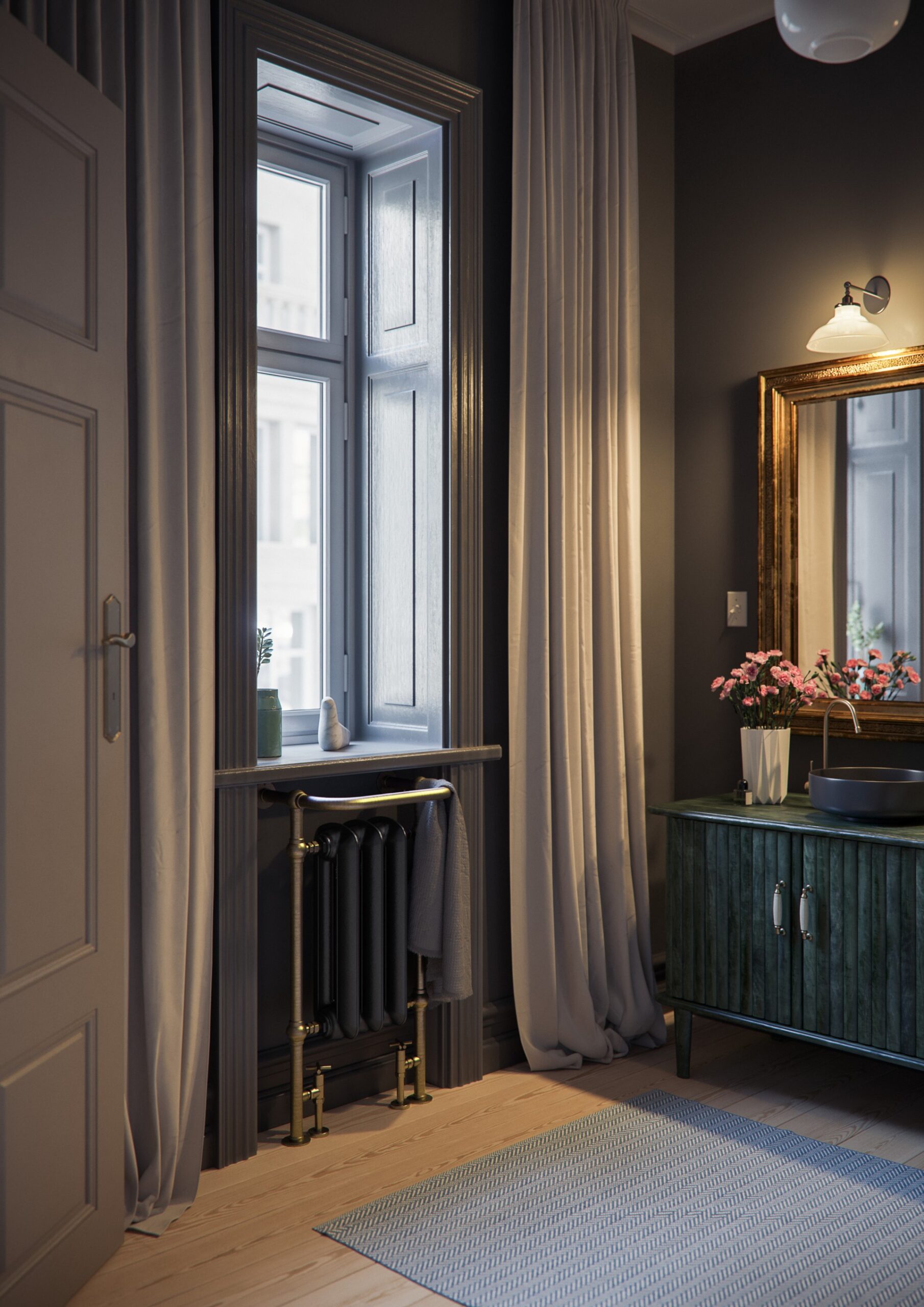 Terma PLAIN TOWEL RAIL - Image 4